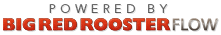 Big Red Rooster Flow Logo